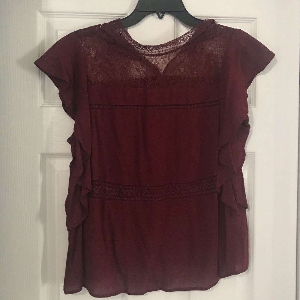 NEW BURGUNDY BLOUSE 🍂